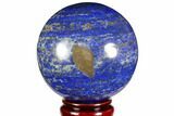 Polished Lapis Lazuli Sphere - Pakistan #149387-1